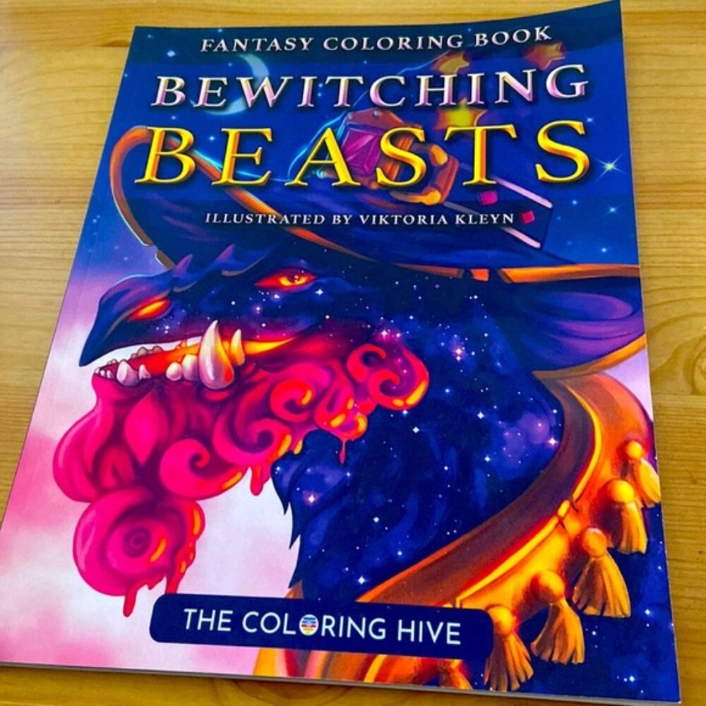 Bewitching Beasts Colouring book